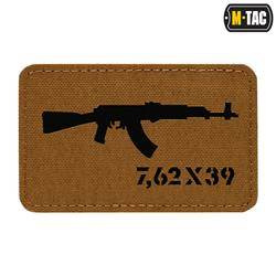 M-Tac - AKM 7.62x39 Laser Cut patch - Coyote/Black - 51110502