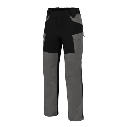Helikon - Штаны outdoorowe Hybrid Outback Pants® - DuraCanvas® - Cloud Grey / Чёрный - SP-HOP-DC-8401A - Тактические брюки