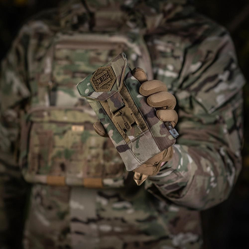 Спорядження - M-Tac - Чохол для смартфона Elite Hex - Large - MultiCam / Coyote - 10160508 - Чохли для рацій