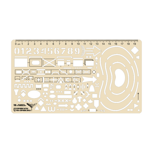 M-Tac - Линейка тактическая Ecopybook Tactical - прозрачная - 10273020 - Компасы