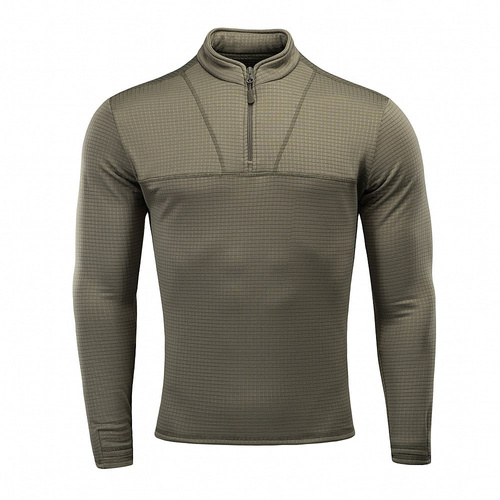 Термобелье - M-Tac - Мужская термофутболка Delta Level 2 с длинным рукавом - Army Olive - 70002062