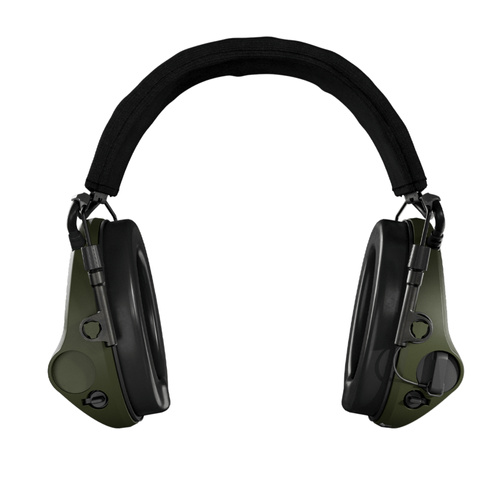 Sordin - Активні засоби захисту слуху Supreme T2 - Наголов'я - Гелеві вкладиші - Зелені - 303006-11P (Green) - Навушники тактичні - Засоби захисту