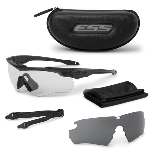 ESS - баллистические очки Crossblade™ 2LS Kit - черный - прозрачный и дымчато-серый - EE9032-02 - Баллистические очки