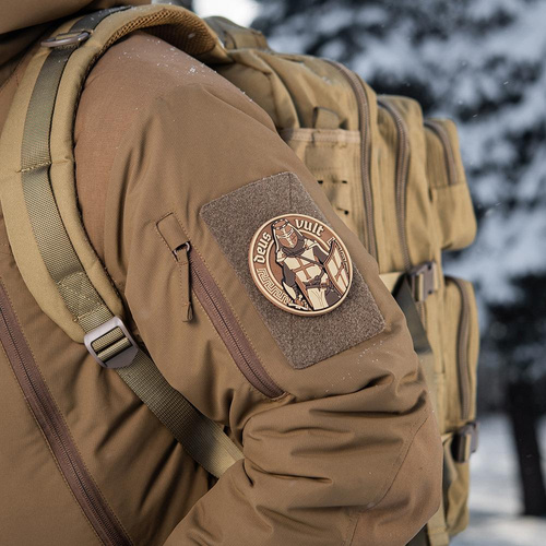 M-Tac - Нашивка ПВХ Deus Vult 3D - Coyote - 51116005 - Нашивки - Одяг