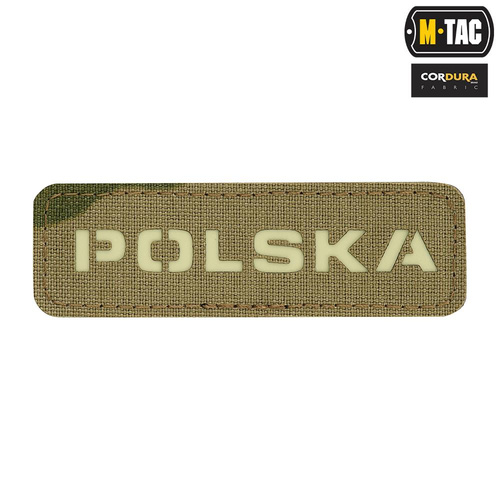 M-Tac - Нашивка Польща 25х80 - Laser Cut Fluorescencyjna - MultiCam / Fluo - 51004208 - Нашивки