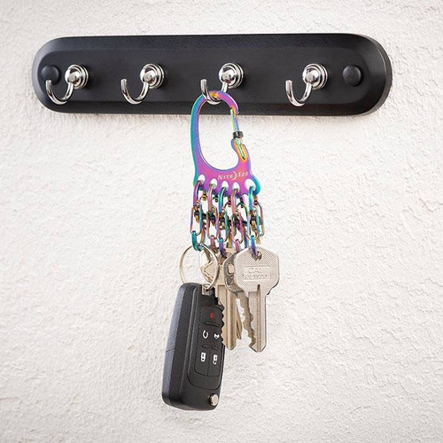 Nite Ize - Карабін для ключів BigFoot Locker™ KeyRack™ - Spectrum - KLKBF-07-R3 - Карабины