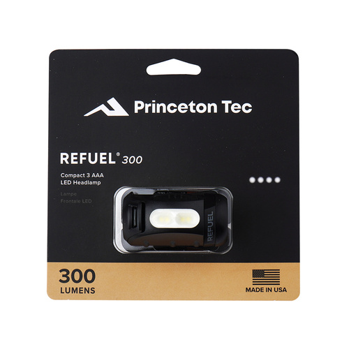 Princeton Tec - LED ліхтар для налобного Refuel - 300 лм - чорний - RF23-BK/DK - Ліхтарики на голову - Ліхтарики