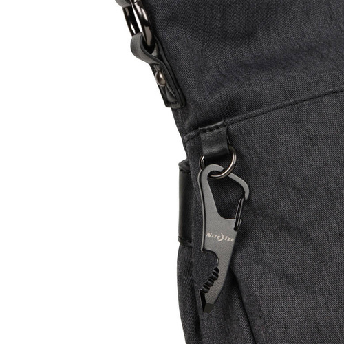 Туризм - Nite Ize - Карабін з набором інструментів DoohicKey ClipKey Tool - Steel - Black - KMTCK-01-R3 - Карабины