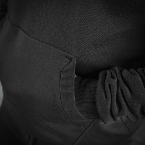 Одежда - M-Tac - Bluza Hoodie Cotton Raglan - Czarna - 20483002 - Толстовки