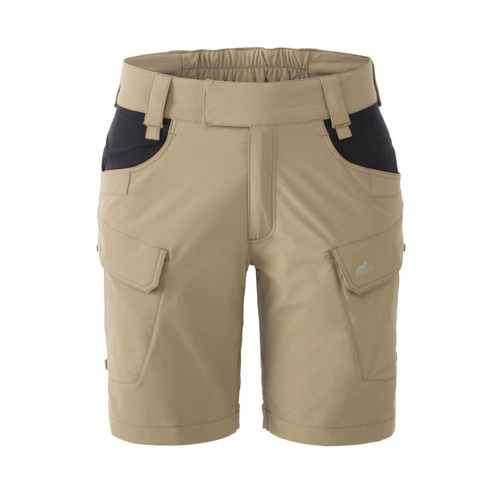 Helikon - Шорты женские OTS® (Outdoor Tactical Shorts) 8.5" - Чёрный / Хаки - SW-OTS-VL-1301A - Шорты - Одежда