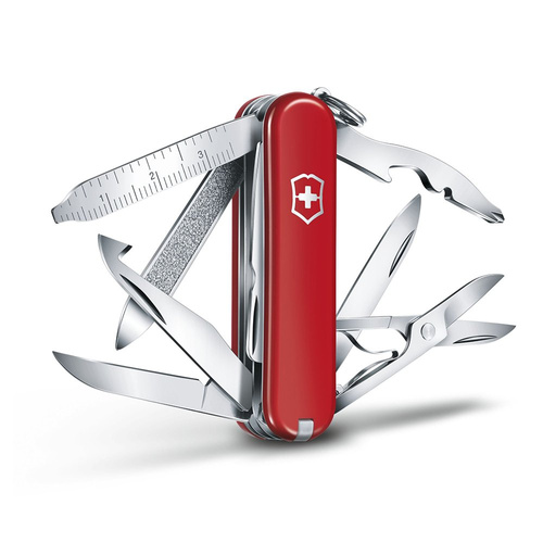 Швейцарські ножі - Victorinox - Кишеньковий ніж MiniChamp - червоний - 0.6385