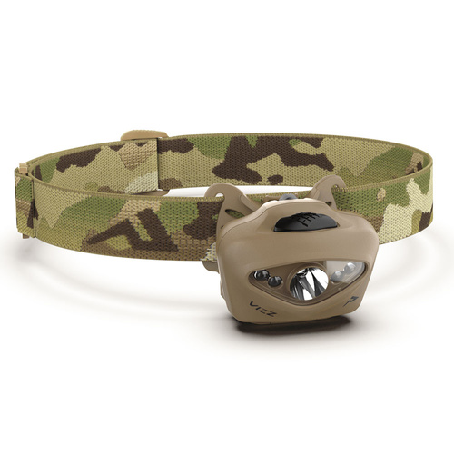 Princeton Tec - Налобний ліхтар VIZZ TAC MPLS - TAN / MultiCam - VIZZ-MPLS-MC  - Тактичні ліхтарики