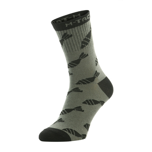 Шкарпетки літні M-Tac - Mk.3 - Мінометні міни - Olive - 30903801 - Шкарпетки