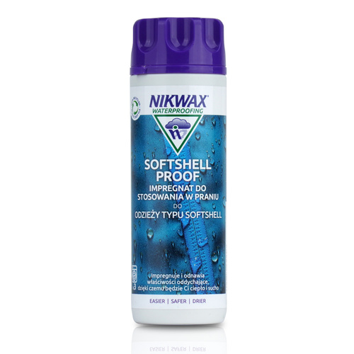 Nikwax - Impregnat Softshell Proof - 300 ml - 451 - Уходу за одеждой