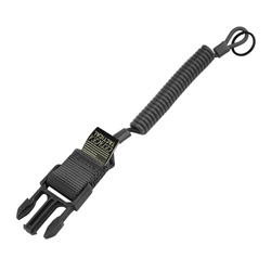 Cetacea Tactical - QR Ремінь для знаряддя з чоловічою пряжкою - чорний - TA-QRMC-BLK