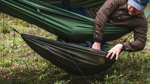 Лесовик - Гамак аппаратный HUBA - Mayfly Green - Гамаки - Кемпинг