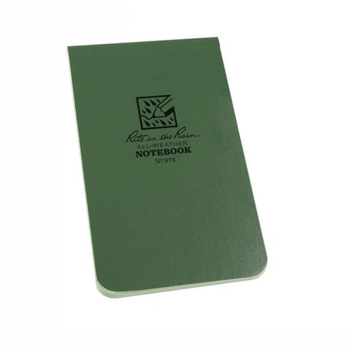 Rite in the Rain - Водонепроникний блокнот - 3 1/4 x 5 1/4" - 978 - Olive - Водонепроникні блокноти