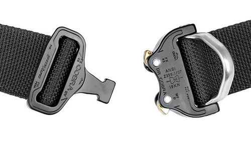 Багнет - Тактичний ремінь THIRDLINE - пряжка AustriAlpin COBRA D-RING 18кН - 45 мм - чорний. - Ремені для штанів - Одяг