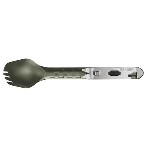 Туристические столовые приборы - Gerber - Spork Devour z multitoolem - Flat Sage - 31-003423
