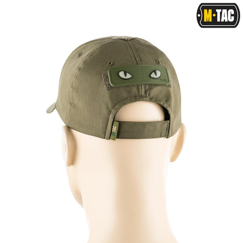 Одежда - M-Tac - 3D ПВХ Нашивка "Кошачьи глаза" - Оливковый - 51114001 - Нашивки