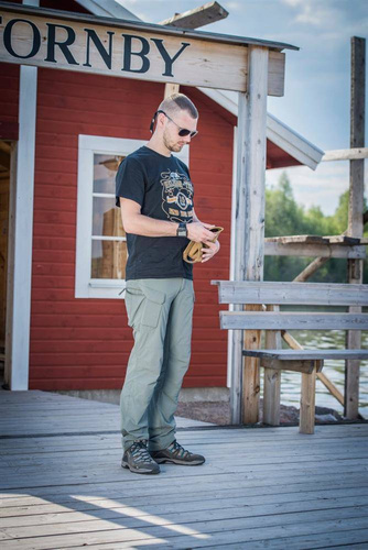 Бейсболки - Helikon - Кепка Outdoor Cap - Чорний - CZ-FOC-NL-01