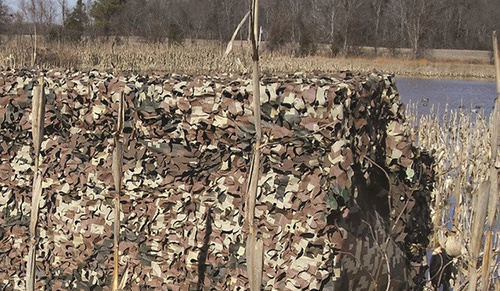 Mil-Tec - Камуфляжная сетка - 3 x 1,1 м - Flecktarn - 14461021 - Маскировочные сетки - Средства защиты