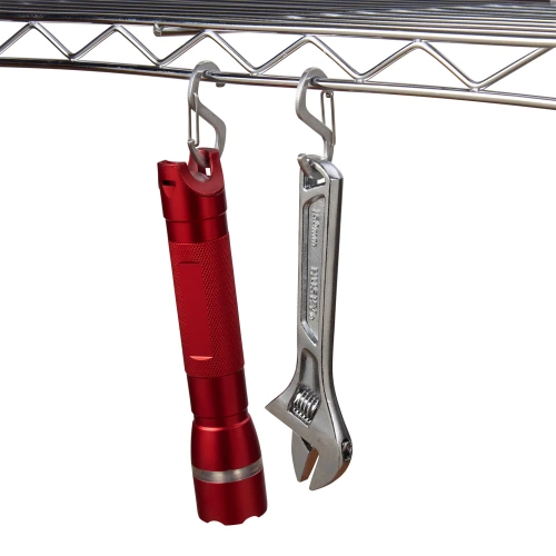 Карабины - Nite Ize - гачок S-Biner Hook 'N Hold S-Hook Small - 2 шт. - Сталь - Срібло - SBHS-11-2R3