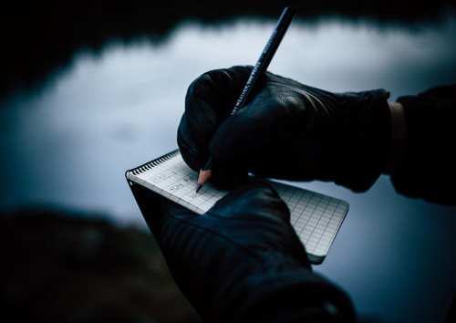 Modestone - Водонепроникний блокнот - 96 x 148 мм - 50 аркушів - Зелений - A33MIL - Водонепроникні блокноти - Туризм