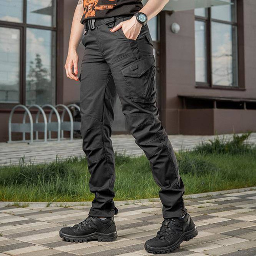 Тактические брюки - M-Tac - Женские брюки Aggressor Lady Flex Boot Pants - Черный - 20069002
