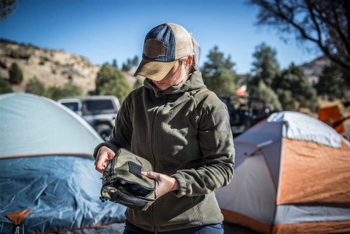 Helikon - Женская флисовая кофта Cumulus® - черный - BL-CBW-HF-01 - Толстовки - Одежда