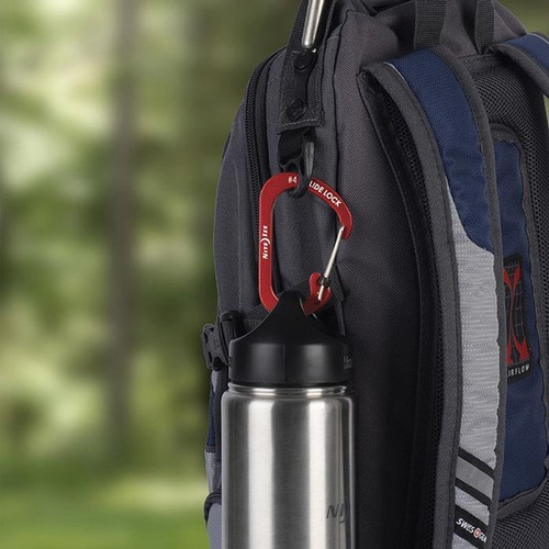 Nite Ize - Карабин SlideLock® Carabiner Aluminum #4 - Синий - CSLA4-03-R6 - Карабины - Кемпинг