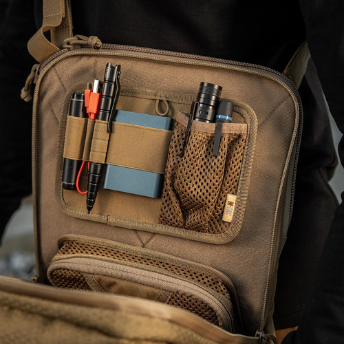 Рюкзаки - M-Tac - Сумка на плечо Laser Cut Hex - Cordura - Coyote - 10241005 - Сумки