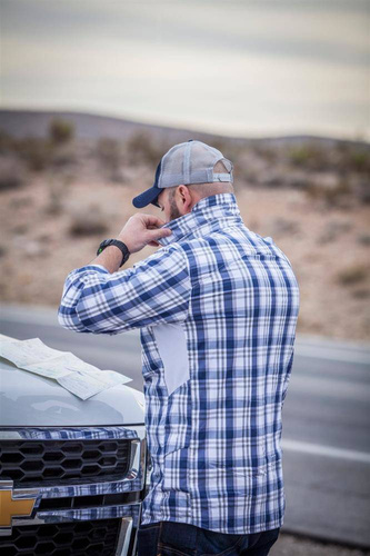 Helikon - Рубашка TRIP Nylon Blend - Indigo Plaid - KO-TRI-NB-P8 - Тактические рубашки