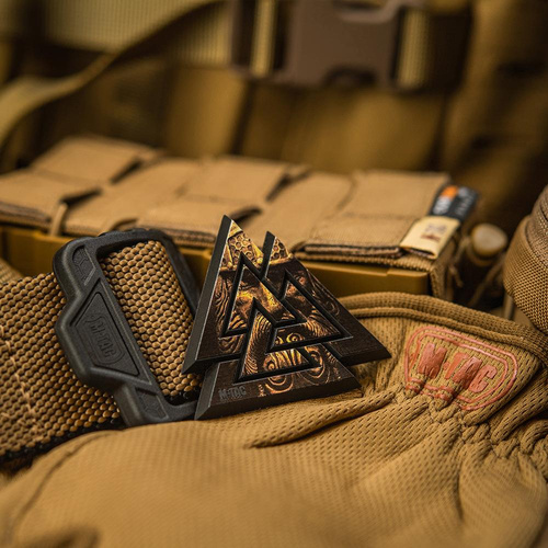 M-Tac - 3D Нашивка з ПВХ Valknut - чорний / Coyote - 51161205 - Нашивки