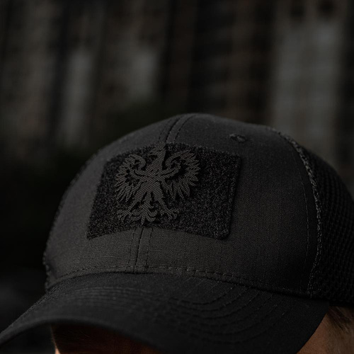 Одяг - M-Tac - Польський орлиний патч Laser Cut - Cordura 500D - чорний - 51008002 - 51008002 - Нашивки