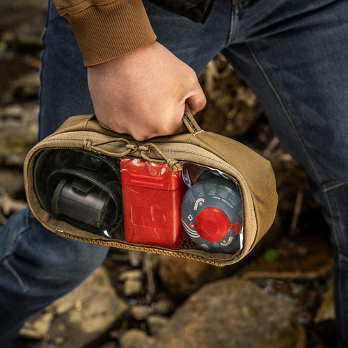 Сумки - M-Tac - Прозрачный карман Elite Medium - Coyote - 10147005-M