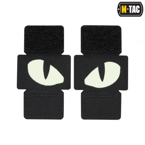 M-Tac - Светоотражающие нашивки Tiger Eyes Laser Cut - Пара - Черный - 51140002 - Нашивки