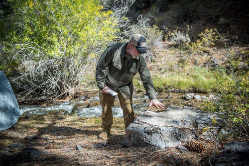 Тактические рубашки - Helikon - Футболка Woodsman - Taiga Green / Coyote - KO-WDN-DC-1109A