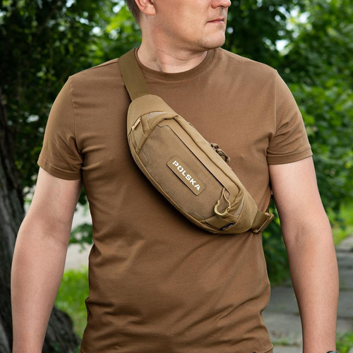 M-Tac - Нашивка Польша 25х80 - Laser Cut Fluorescencyjna - Coyote/Lum - 51004205 - Нашивки - Одежда