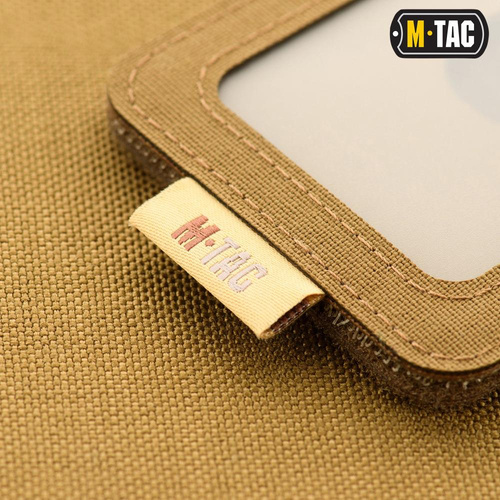 Кошельки, футляры для документов - M-Tac - Обложка для бейджа с прозрачной панелью - Coyote - 10131005