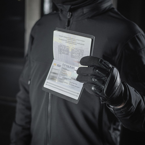 M-Tac - Обкладинка для паспорта - Чорний - 10221002 - Гаманці, футляри для документів