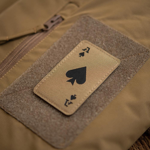 M-Tac - нашивка Ace of Spades - Cordura 500D - Coyote / Black - 51109502. - Нашивки