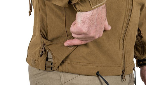 Одежда - Helikon - Куртка Cougar® QSA™ + HID™ - Soft Shell Windblocker - Navy Blue - KU-CGR-SM-37 - Тактические куртки