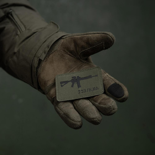 M-Tac - AR-15 223/5.56 Laser Cut patch - Ranger Green/Black - 51111232 - Нашивки
