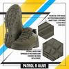 M-Tac - Тактические ботинки Patrol R - Кожа - Оливковый - 30203901