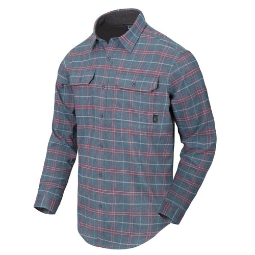 Helikon - Футболка GreyMan - Graphite Plaid - KO-GMN-PN-PB - Тактические рубашки