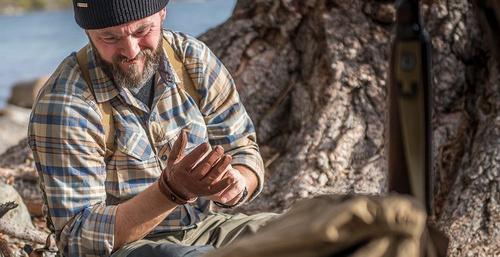 Спорядження - Helikon - Рукавиці Lumber - RK-LBR-LE-30 - Тактичні рукавиці