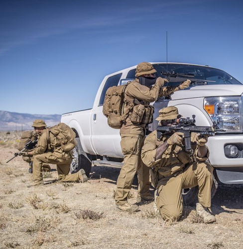 Одяг - Helikon - Штани тактичні MBDU® (Modern Battle Dress Uniform®) - NyCo Ripstop - Coyote - SP-MBD-NR-11. - Штани тактичні