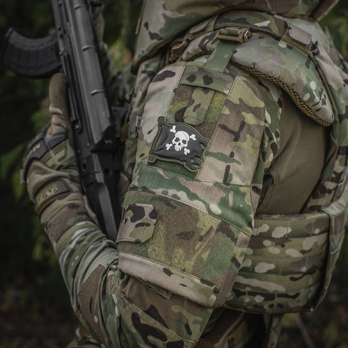 M-Tac - Jolly Roger Patch - ПВХ - Olive Drab - 51116801 - Нашивки - Одяг