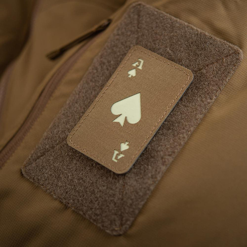 M-Tac - нашивка піковий туз - Cordura 500D - койот / флуоресцентний - 51109599 - 51109599 - Нашивки